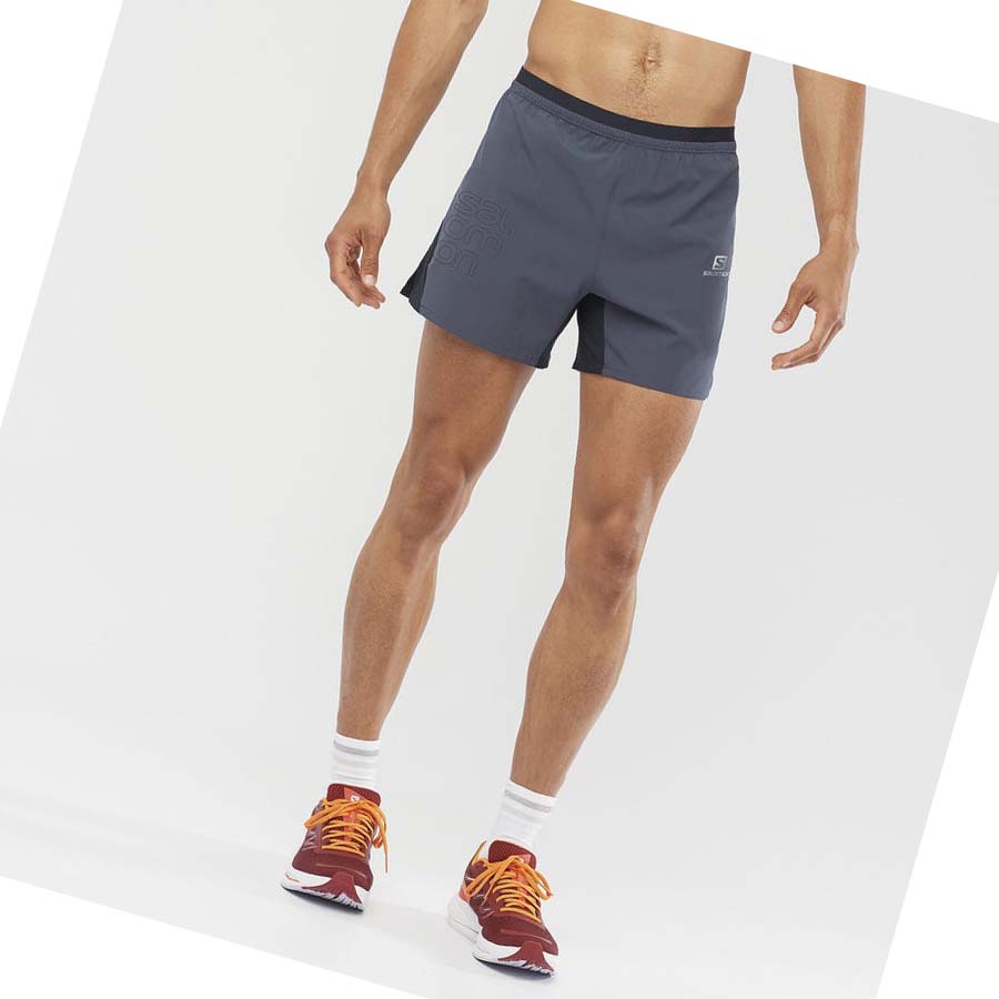 Bermudas Salomon CROSS 5'' Hombre Grises | MX 3166LIS